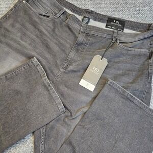 TPJ The Perfect Jean‎ NYC Thick Thicc Jeans Mens Size 46x30 Straight Leg Denim